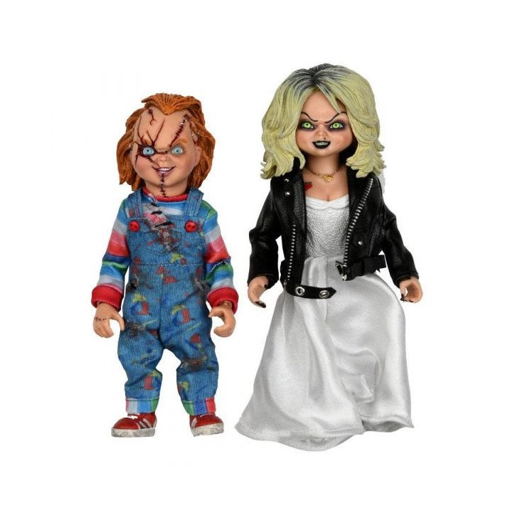 HORROR - BRIDE OF CHUCKY - PACK DE 2 FIGURINES 14 CM - NECA - CHUCKY & TIFFANY
