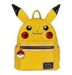 POKEMON - MINI SAC A DOS - LOUNGEFLY - PIKACHU SEQUIN