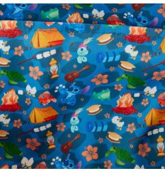 DISNEY - LILO AND STITCH - SAC A DOS - LOUNGEFLY - CAMPING CUTIES AOP