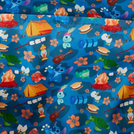 DISNEY - LILO AND STITCH - SAC A DOS - LOUNGEFLY - CAMPING CUTIES AOP
