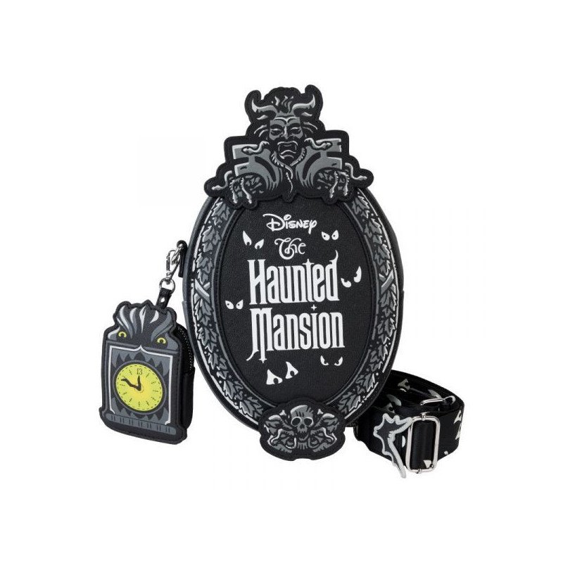 DISNEY - LOUNGEFLY - SAC A BANDOULIERE - HAUNTED MANSION PLAQUE