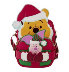 DISNEY - WINNIE THE POOH - SAC A BANDOULIERE - LOUNGEFLY - WINNIE SANTA POOH