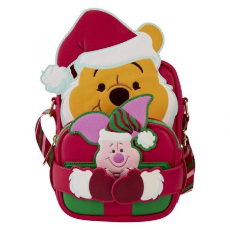 DISNEY - WINNIE THE POOH - SAC A BANDOULIERE - LOUNGEFLY - WINNIE SANTA POOH