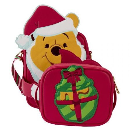 DISNEY - WINNIE THE POOH - SAC A BANDOULIERE - LOUNGEFLY - WINNIE SANTA POOH
