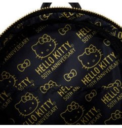 HELLO KITTY - SAC A DOS - LOUNGEFLY - 50TH ANNIV METALLIC GOLD