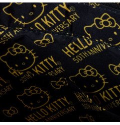 HELLO KITTY - SAC TISSU - LOUNGEFLY - 50TH ANNIV METALLIC GOLD