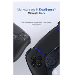 MANETTE DUALSENSE - MIDNIGHT BLACK - PS5