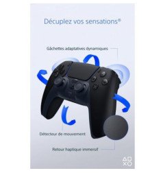 MANETTE DUALSENSE - MIDNIGHT BLACK - PS5