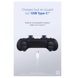 MANETTE DUALSENSE - MIDNIGHT BLACK - PS5