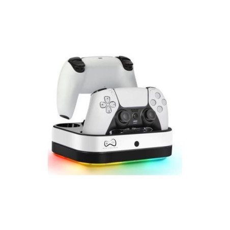 DEEP EXPLORER - DOUBLE STATION DE CHARGE A LED RGB - PS5