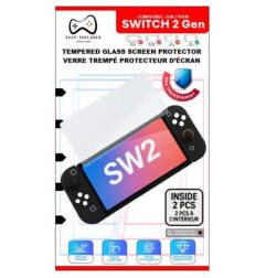 VERRE TREMPE PROTECTEUR D’ECRAN X2 PIECES - SWITCH 2