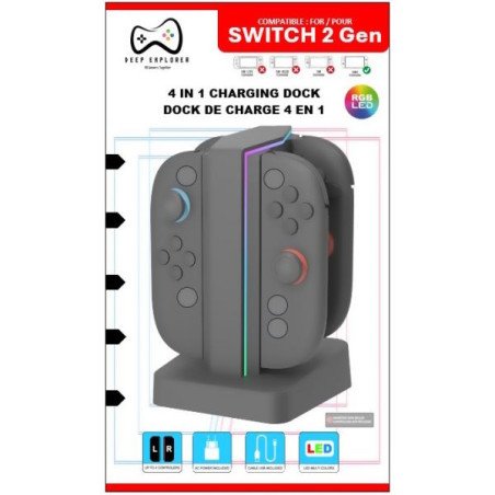 DEEP EXPLORER - STATION DE RECHARGE 4 EN 1 - SWITCH 2