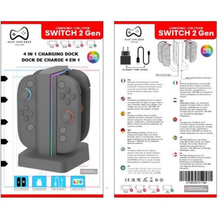 DEEP EXPLORER - STATION DE RECHARGE 4 EN 1 - SWITCH 2
