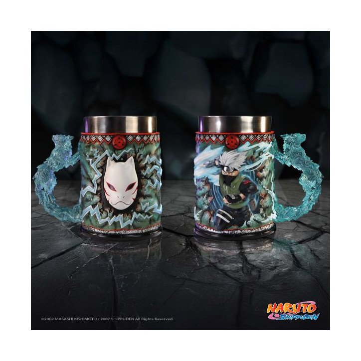 NARUTO - NARUTO SHIPPUDEN - CHOPE A BIERE 16.5 CM - NEMESIS NOW - KAKASHI HATAKE