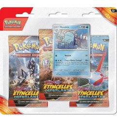 POKEMON - PACK DE 3 BOOSTERS - ECARLATE ET VIOLET : ETINCELLES DEFERLANTES (FR)