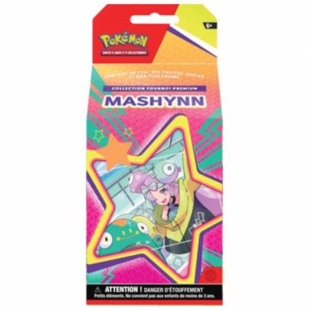POKEMON - COLLECTION TOURNOI PREMIUM - MASHYNN - BOITE DE 6 BOOSTERS + BONUS