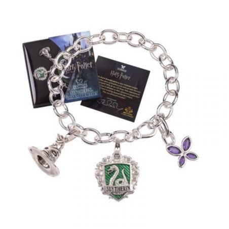 HARRY POTTER - BRACELET AVEC PENDENTIFS - LUMOS - SLYTHERIN