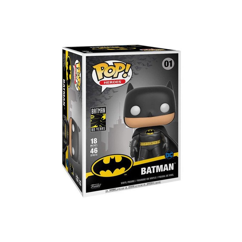 DC COMICS - BATMAN - 80 YEARS - VINYL FIGURE POP N° 01 - BATMAN 46 CM