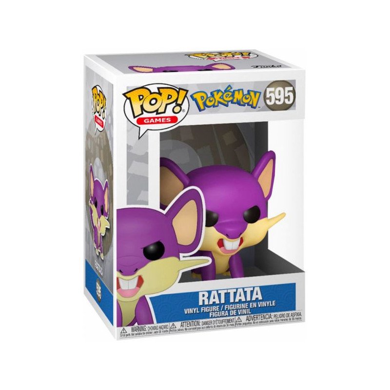 POKEMON - VINYL FIGURE POP N° 595 - RATTATA / RATTFRATZ