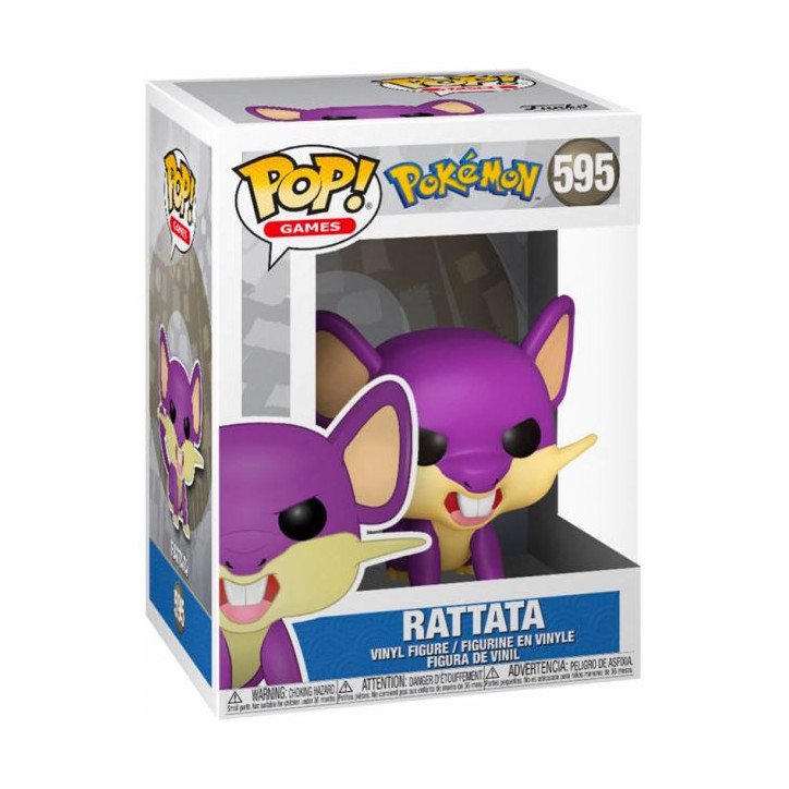 POKEMON - VINYL FIGURE POP N° 595 - RATTATA / RATTFRATZ