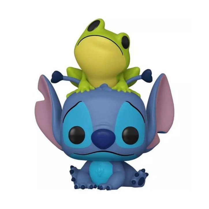 Disney - Lilo & Stitch - Vinyl figure POP! n° 986 - Stitch with frog (spécial édition)