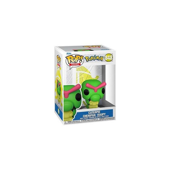 POKEMON - VINYL FIGURE POP! N° 848 - CATERPIE / CHENIPAN / RAUPY