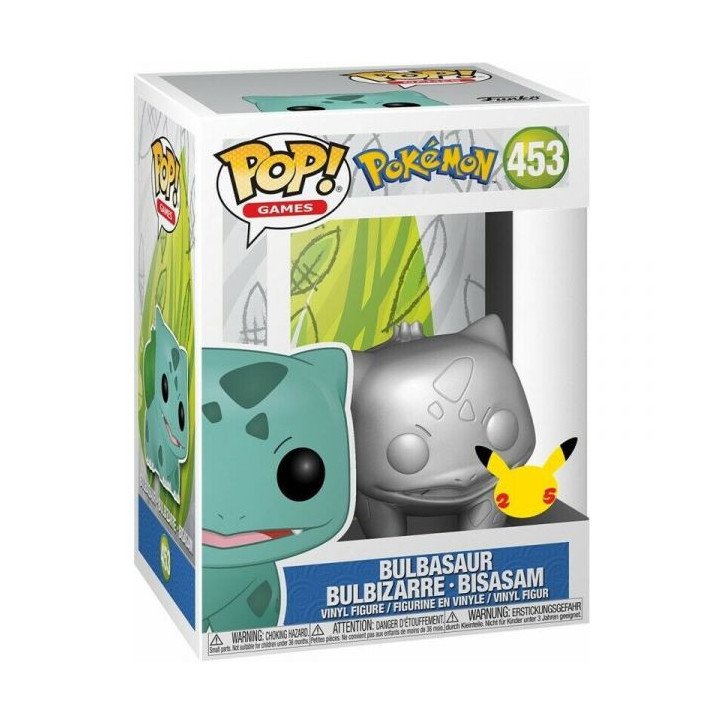 POKEMON - VINYL FIGURE POP ! N°453 - BULBASAUR (25TH ANNIVERSARY)