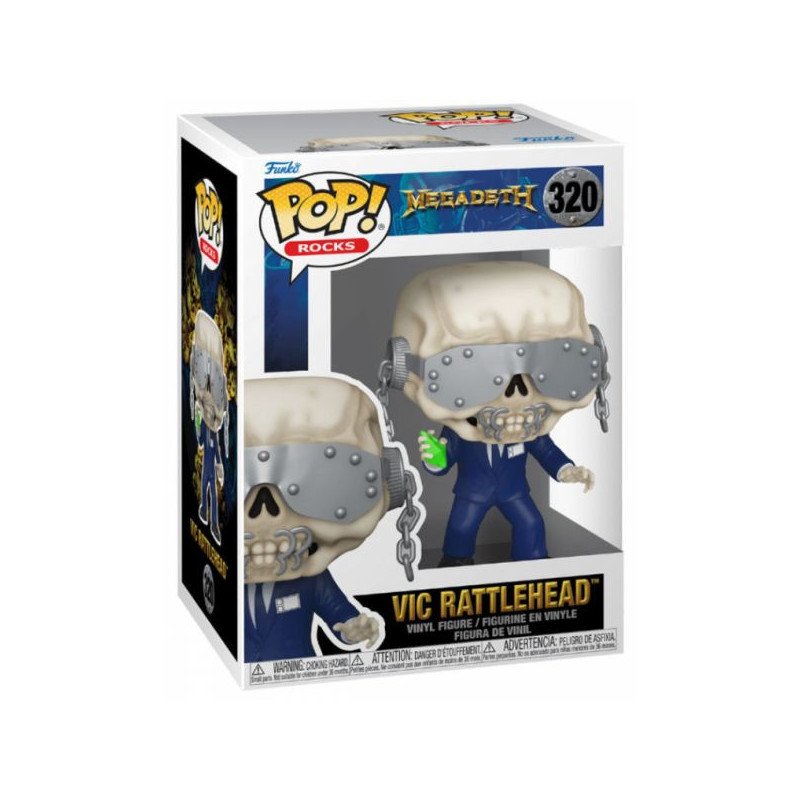 MEGADETH - FIGURINE VINYL POP N°320 - VIC RATTLEHEAD