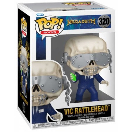 MEGADETH - FIGURINE VINYL POP N°320 - VIC RATTLEHEAD