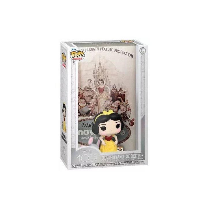 DISNEY - SNOW WHITE - VINYL COLLECTIBLE POP! N° 09 - SNOW WHITE & WOODLAND CREATURES - DISNEY 100 DISNEY - SNOW WHITE - VINYL COLLECTIBLE POP! N° 09 - SNOW WHITE & WOODLAND CREATURES - DISNEY 100