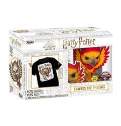 HARRY POTTER - POP! & TEE - FAWKES THE PHOENIX (GLOW IN THE DARK)