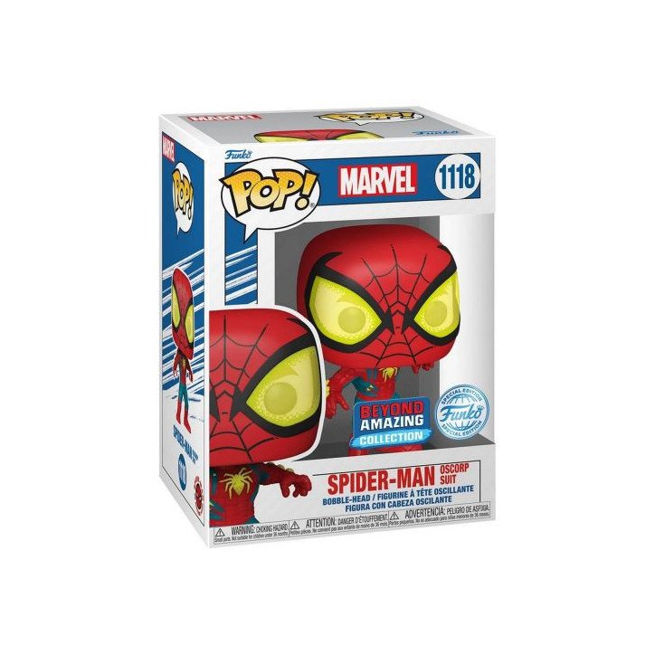 Marvel - Spider-man - Bobble-head POP! n° 1118 - Spider-man Oscorp suit (spécial édition)