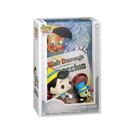 DISNEY -100 YEARS - VINYL POP N°08 - MOVIE POSTER - PINNOCCHIO &  JIMINY CRICKET