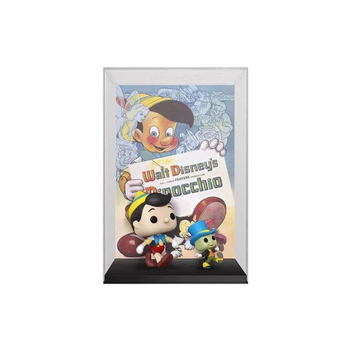 DISNEY -100 YEARS - VINYL POP N°08 - MOVIE POSTER - PINNOCCHIO &  JIMINY CRICKET
