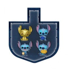 DISNEY - LILO & STITCH - POCKET POP! KEYCHAIN - 4 PACK - HAPPY HANUKKAH