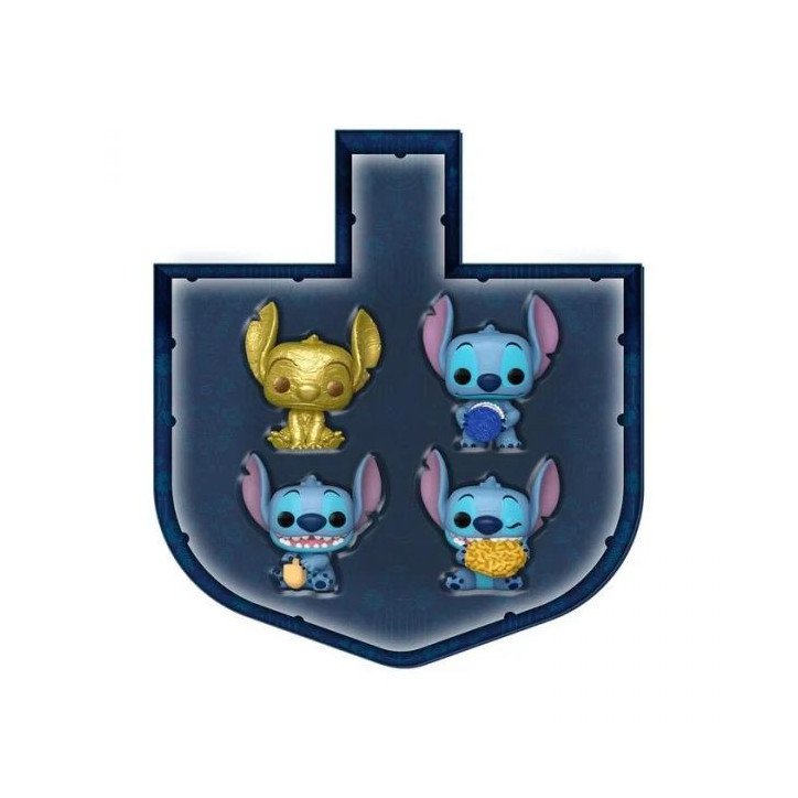 DISNEY - LILO & STITCH - POCKET POP! KEYCHAIN - 4 PACK - HAPPY HANUKKAH DISNEY - LILO & STITCH - POCKET POP! KEYCHAIN - 4 PACK - HAPPY HANUKKAH