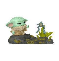STAR WARS - THE MANDALORIAN - BOBBLE-HEAD POP N° 721 - GROGU WITH FROG