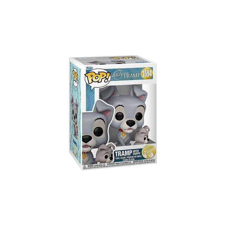 Disney - Lady and the Tramp - Vinyl figure POP! n° 1554 - Tramp with puppy