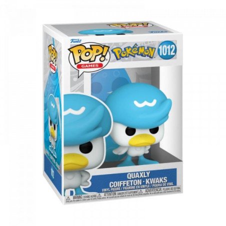 POKEMON - VINYL FIGURE POP N° 1012 - QUAXLY/COIFFETON/KWAKS