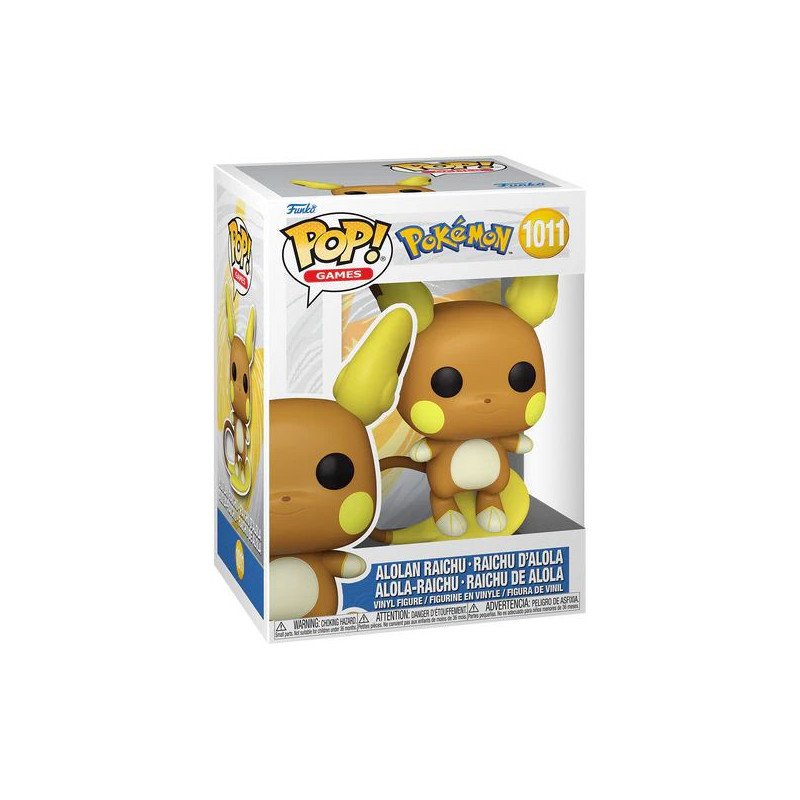 POKEMON - VINYL FIGURE POP N° 1011 - ALOLAN RAICHU/ RAICHU D ALOHA