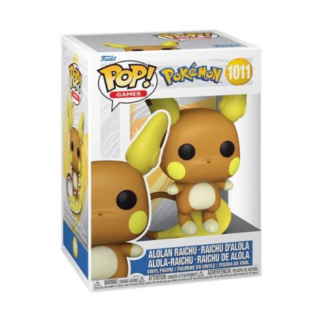 POKEMON - VINYL FIGURE POP N° 1011 - ALOLAN RAICHU/ RAICHU D ALOHA