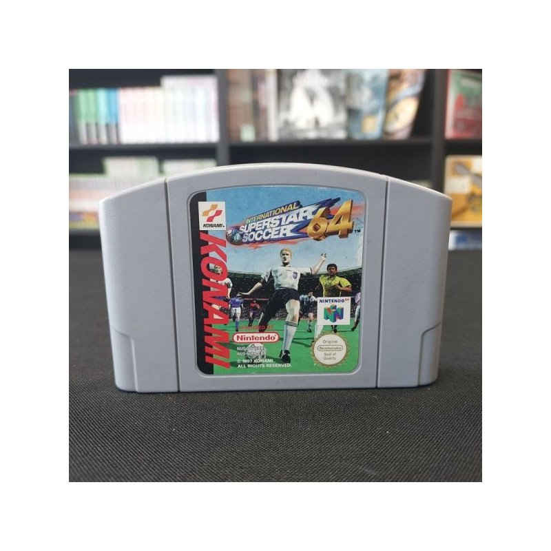 INTERNATIONAL SUPERSTAR SOCCER 64 - N64 LOOSE OCC
