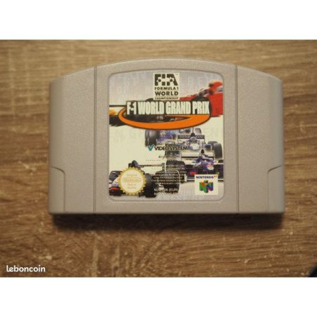F1 WORLD GRAND PRIX - N64 LOOSE OCC