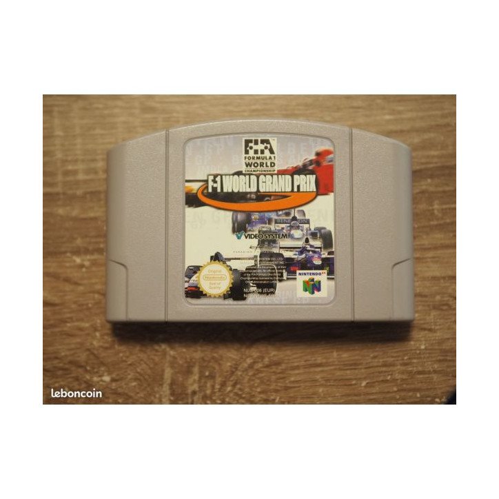 F1 WORLD GRAND PRIX - N64 LOOSE OCC