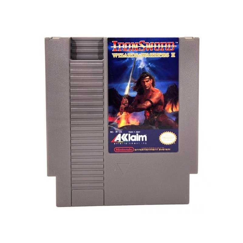 WIZARDS AND WARRIORS  - NES LOOSE OCC