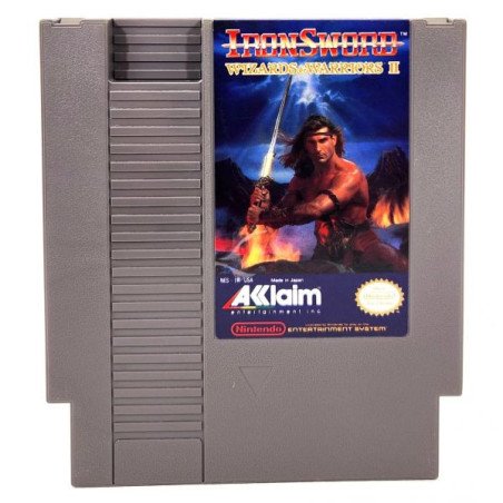 WIZARDS AND WARRIORS  - NES LOOSE OCC