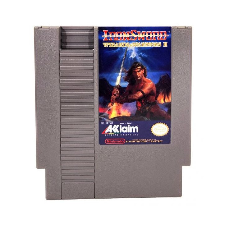 WIZARDS AND WARRIORS  - NES LOOSE OCC