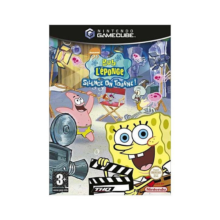 BOB L EPONGE - SILENCE ON TOURNE - GAME CUBE OCC