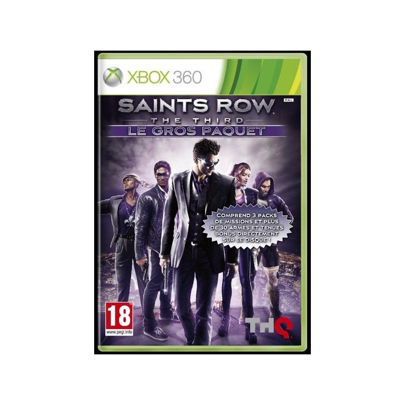 SAINT ROW THE THIRD LE GROS PAQUET XBOX 360 OCC