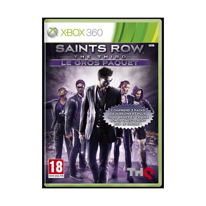 SAINT ROW THE THIRD LE GROS PAQUET XBOX 360 OCC